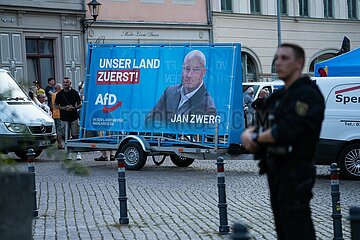 Afd Kundgebung in Pirna und Gegendemo