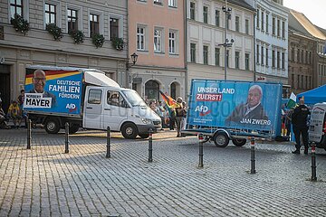 Afd Kundgebung in Pirna und Gegendemo