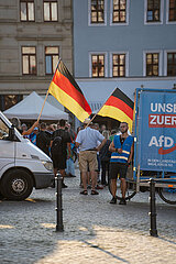 Afd Kundgebung in Pirna und Gegendemo