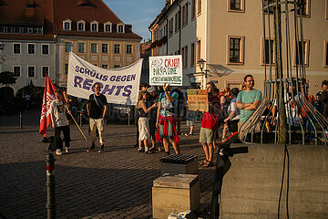 Afd Kundgebung in Pirna und Gegendemo