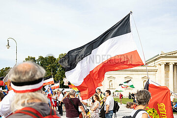 Reichsbürger demonstrieren in München