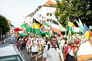 Reichsbürger demonstrieren in München