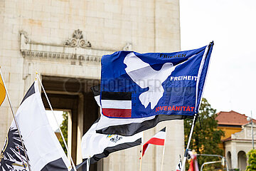 Reichsbürger demonstrieren in München