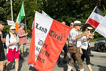 Reichsbürger demonstrieren in München