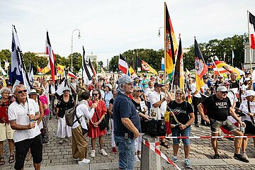 Reichsbürger demonstrieren in München