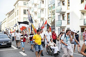 Reichsbürger demonstrieren in München