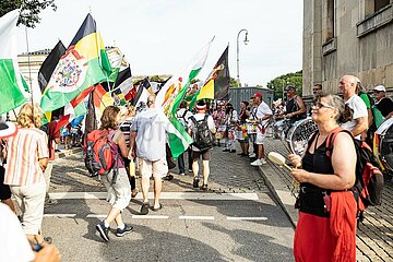 Reichsbürger demonstrieren in München