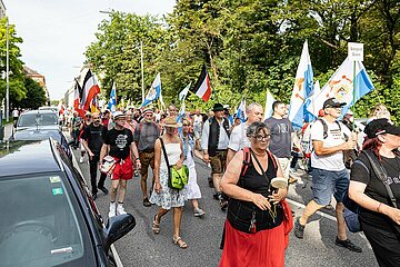 Reichsbürger demonstrieren in München