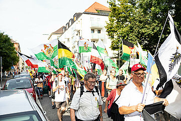 Reichsbürger demonstrieren in München