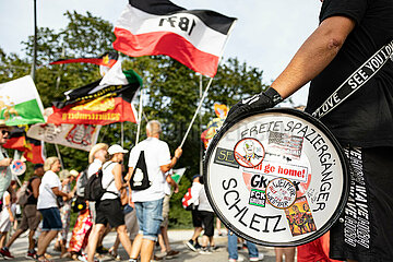 Reichsbürger demonstrieren in München