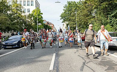 Reichsbürger demonstrieren in München