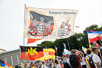 Reichsbürger demonstrieren in München