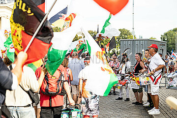 Reichsbürger demonstrieren in München