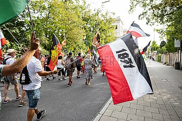 Reichsbürger demonstrieren in München