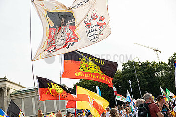 Reichsbürger demonstrieren in München