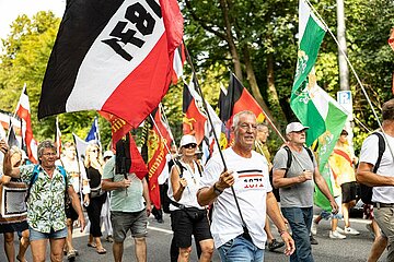 Reichsbürger demonstrieren in München