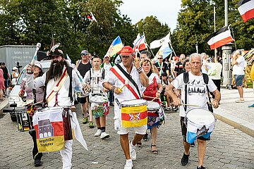 Reichsbürger demonstrieren in München