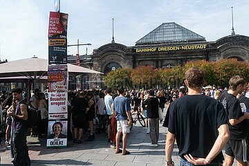 Tolerade  Technoparade gegen den Rechtsruck in Dresden