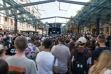 Tolerade  Technoparade gegen den Rechtsruck in Dresden