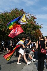 Tolerade  Technoparade gegen den Rechtsruck in Dresden