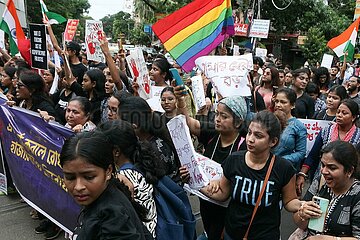 Protest Condemning The Murder Of a Medic Woman