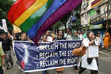 Protest Condemning The Murder Of a Medic Woman