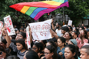 Protest Condemning The Murder Of a Medic Woman