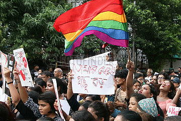 Protest Condemning The Murder Of a Medic Woman