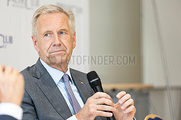 Altbundespräsident Christian Wulff im Presseclub München