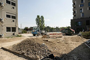 Begrüßung der ersten Mieter der Beamtencity in München