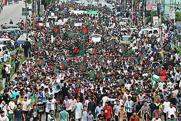 Shahidi March In Dhaka