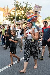 Solidarisch gegen Rechts Demonstration in Freising