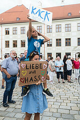 Solidarisch gegen Rechts Demonstration in Freising