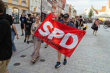 Solidarisch gegen Rechts Demonstration in Freising