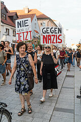 Solidarisch gegen Rechts Demonstration in Freising