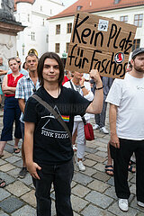 Solidarisch gegen Rechts Demonstration in Freising