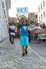 Solidarisch gegen Rechts Demonstration in Freising