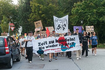 Solidarisch gegen Rechts Demonstration in Freising