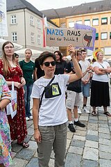 Solidarisch gegen Rechts Demonstration in Freising