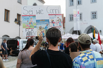 Solidarisch gegen Rechts Demonstration in Freising