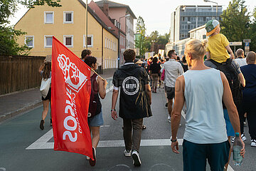 Solidarisch gegen Rechts Demonstration in Freising