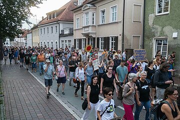 Solidarisch gegen Rechts Demonstration in Freising