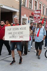 Solidarisch gegen Rechts Demonstration in Freising