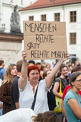 Solidarisch gegen Rechts Demonstration in Freising