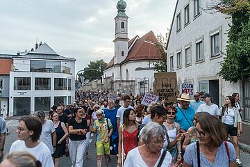 Solidarisch gegen Rechts Demonstration in Freising