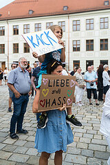 Solidarisch gegen Rechts Demonstration in Freising