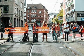 Letzte Generation Ungehorsame Versammlung in Bremen