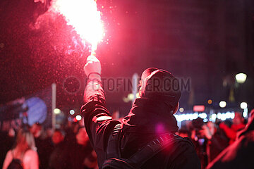 Greece: Greek farmers protest in front of the Greek parliament.