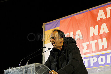 Greece: Greek farmers protest in front of the Greek parliament.