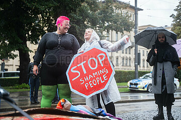 Sluktwalk Demonstration in München 2024